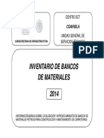 Bancos de Materiales Autorizados Por SCT Mexico