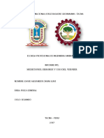 Informe 1 Mediciones, Errores y El Uso Del Vernier