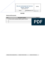 Doc-042 Plan Continuidad Del Servicio Talento Humano