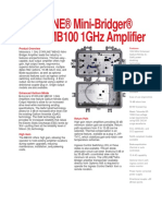 Data Amplificador HFC