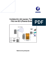 Instalación Del Equipo Terminal FAU de ECI (Planta Exterior)