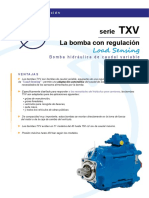 Hydroleduc - Bomba Hidráulica TXV - Es PDF