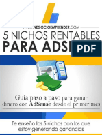 5 Nichos Rentables para Adsense