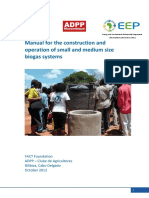 Moz204 Annex 1 Manual Construction and Operation of Biogas Systems PDF