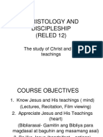 Christology and Discipleship (RELED 12) : The Study of Christ and His Teachings