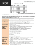 1º Sesión Interioridad Curso 2017-2018