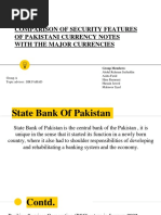 Comparison of Security Features of Pakistani Currency Notes With The Major Currencies