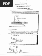 Monash Universit Department of Mechanical Engineering MEC3406 Mechanical Vibrations Problem Solving Class (Set One)