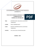 Analisis e Interpretación de Los Estados Financieros