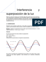 Interferencia y Superposición de La Luz (Rev)