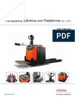 Transpaleta Eléctrica Con Plataforma: P-Series