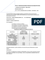 Memoria Descriptiva de Uso de Vias