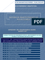 Abastecim. de Agua y Alcantarillado - Usmp