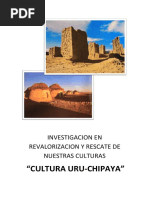 Guillermo Ruíz Revalorización Cultura Uru Chipaya