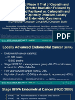 A Gynecology Oncology Group/NRG Oncology Study: Presented By: Daniela Matei, MD