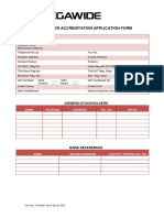 Supplier Accreditation Application Form PDF