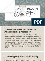 7 Forms of Bias in Instructional Materials