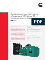 Jan 2018 - Data Center Continuous (DCC) Ratings - A Comparison of DCC Ratings, IsO Definitions and Uptime Requirements