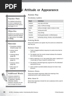 Vocabulary Ladders - Grade 6 - Attitude or Appearance