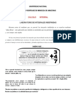 Laboratorio de Cálculo Integral - Integrales Indefinidas