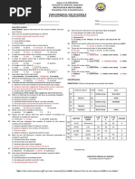 Matulatula High School: Multiple Choice DIRECTIONS: Choose The Letter of The Correct Answer. Encircle