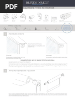 Roller Blind Fitting Instructions