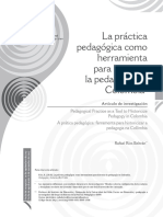 La Práctica Pedagógica Como Herramienta para Historiar La Pedagogía en Colombia