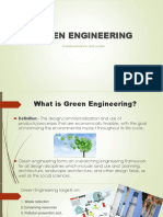 Green Engineering: Create, Enhance and Sustain