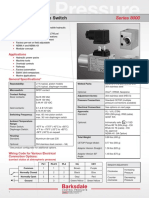 Compact Pressure Switch: Series 8000