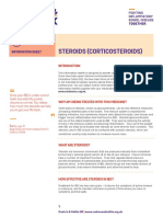 Steroids (Corticosteroids) : Information Sheet