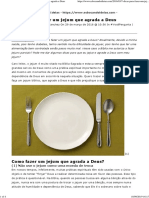 Esboçando Ideias 7 Dicas para Fazer Um Jejum Que Agrada A Deus PDF