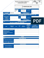 Sst-For-015-Reporte de Incidente Peligroso e Incidentes-Accidentes