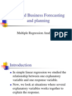 Applied Business Forecasting and Planning: Multiple Regression Analysis