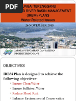 Sungai Trengganu IRBM Plans Water Related Issues JPS Terengganu PDF