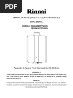 Aquecedor de Agua Rinnai PDF