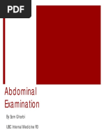 1 Abdominal Examination Oct 2011