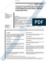 Abnt NBR 12897 Emprego Do Opacimetro para Medicao Do Teor de Fuligem de Motor Diesel Metodo de Absorcao de Luz PDF