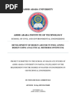 Development of Design Air For Tunnel Lining Design Using Analytical Method