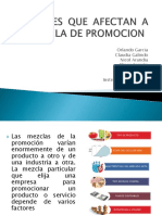 Diapositivas de Mezcla Promocional