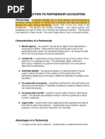 Partnership Accounting Introduction