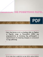 Posisyong Papel