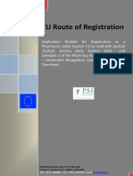 Route of Registration