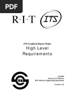 High Level Requirements: ITS Graphical Report Maker