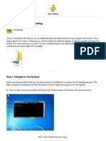 Peer To Peer Network Sharing: Step 1: Navigate To The Desktop