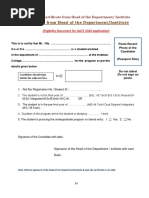 Appendix A: Certificate From Head of The Department/ Institute