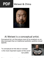 Ai Weiwei and China