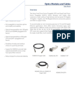 Optics Modules and Cables: Key Features