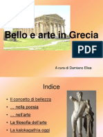 Bello e Arte in Grecia