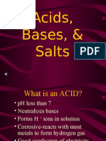 Acids, Bases, & Salts