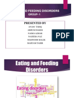 Eating and Feeding Disorders: Presented by